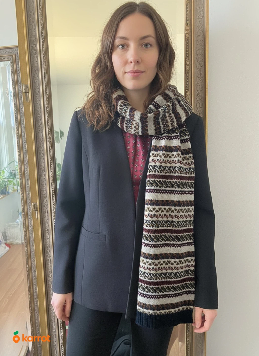 Striped Knit Scarf - photo 5