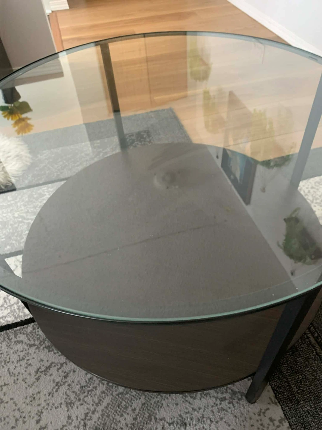 Round Glass Coffee Table - photo 2