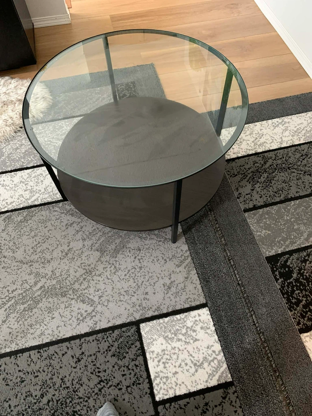 Round Glass Coffee Table