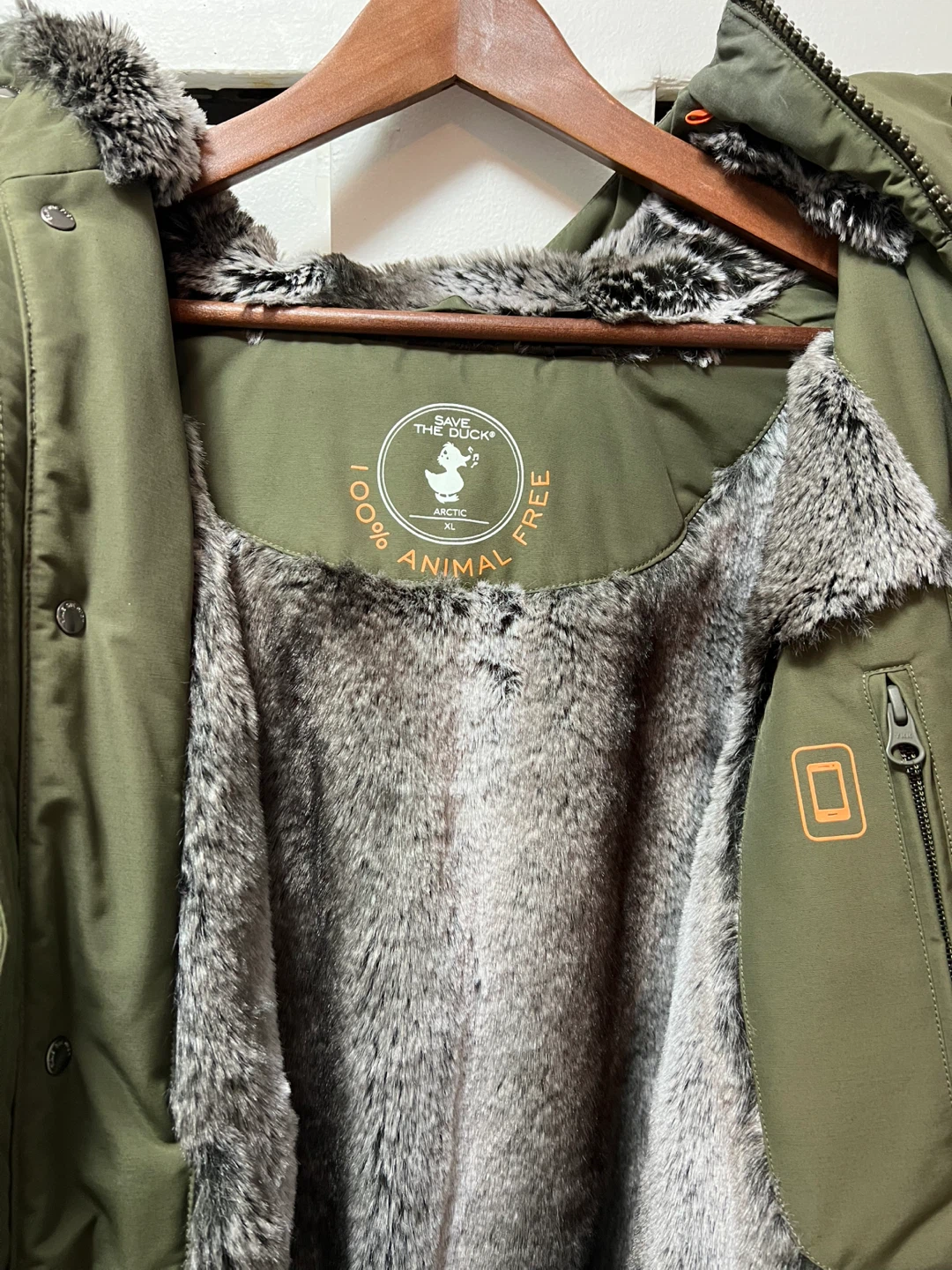 Save The Duck Arctic Puffer Jacket, Olive Green - photo 3