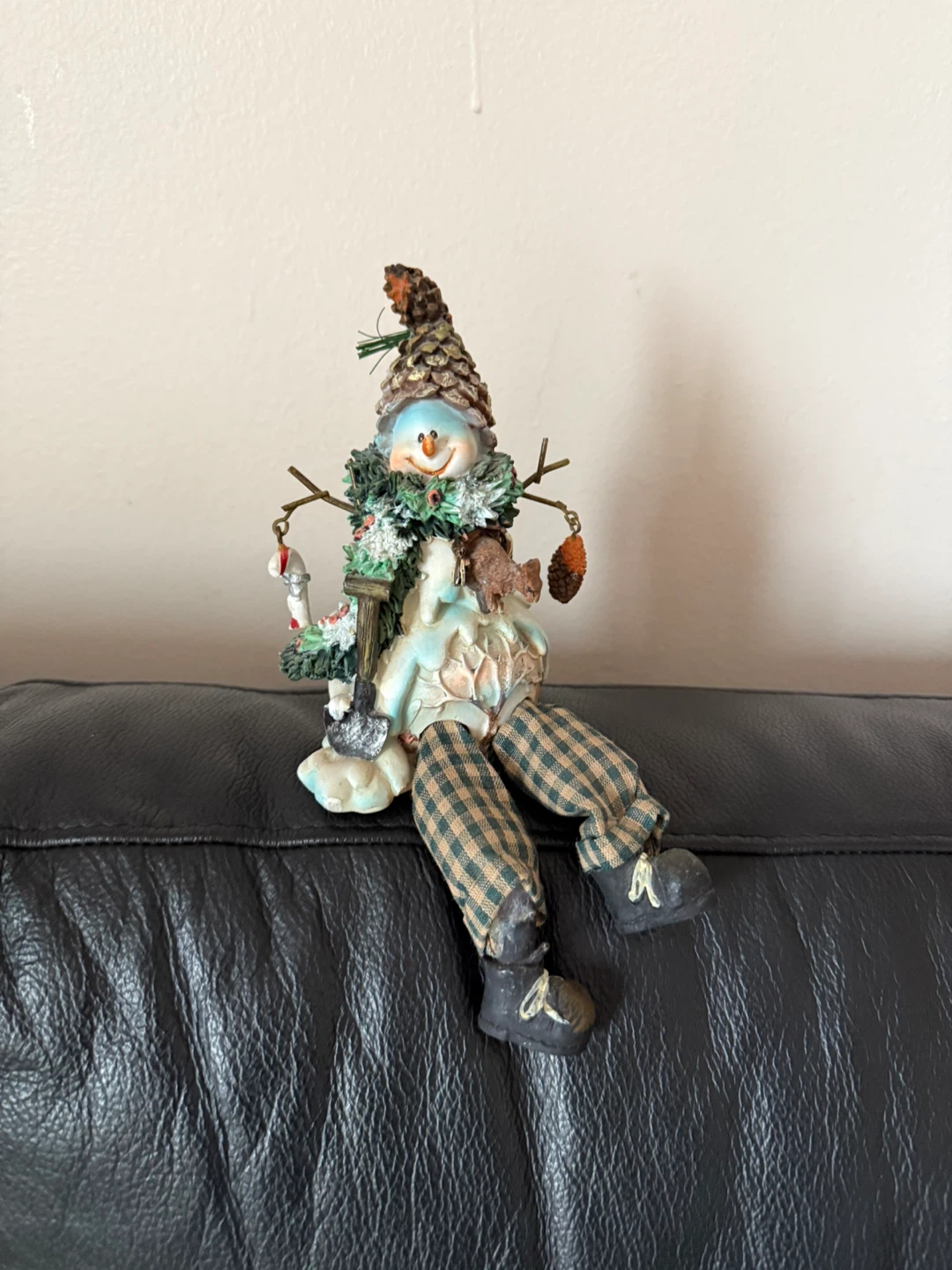 Decorative Snowman Figurine