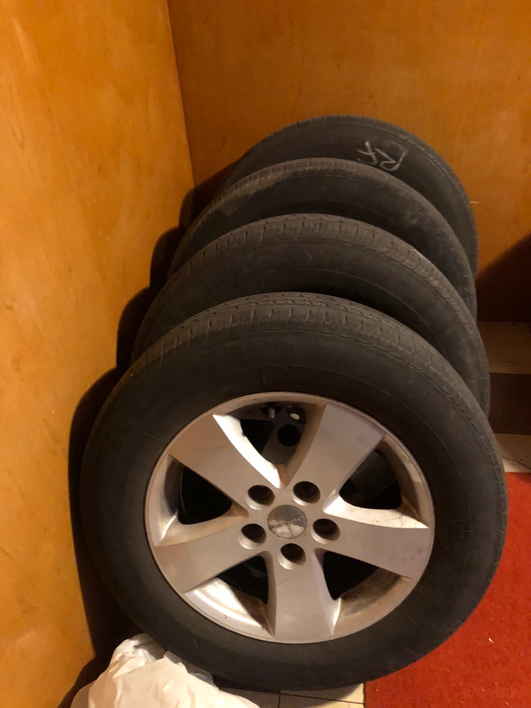 OEM Dodge / Chrysler rims with kumho 225/65/17 tires
