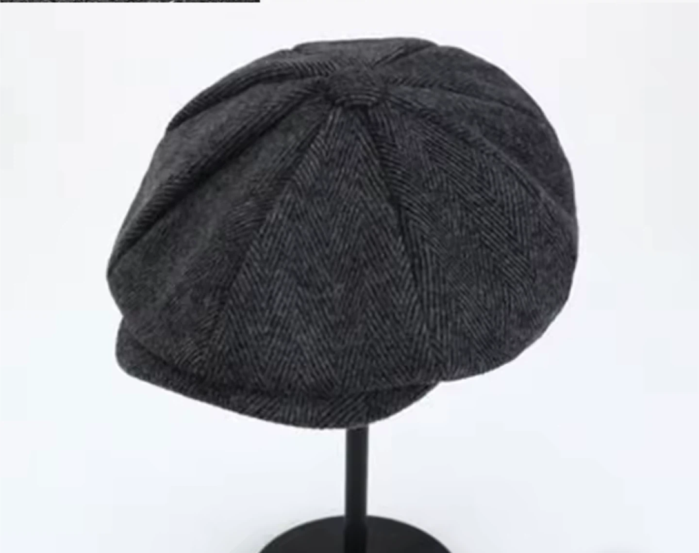 Voron Dark Grey Newsboy Cap - photo 4