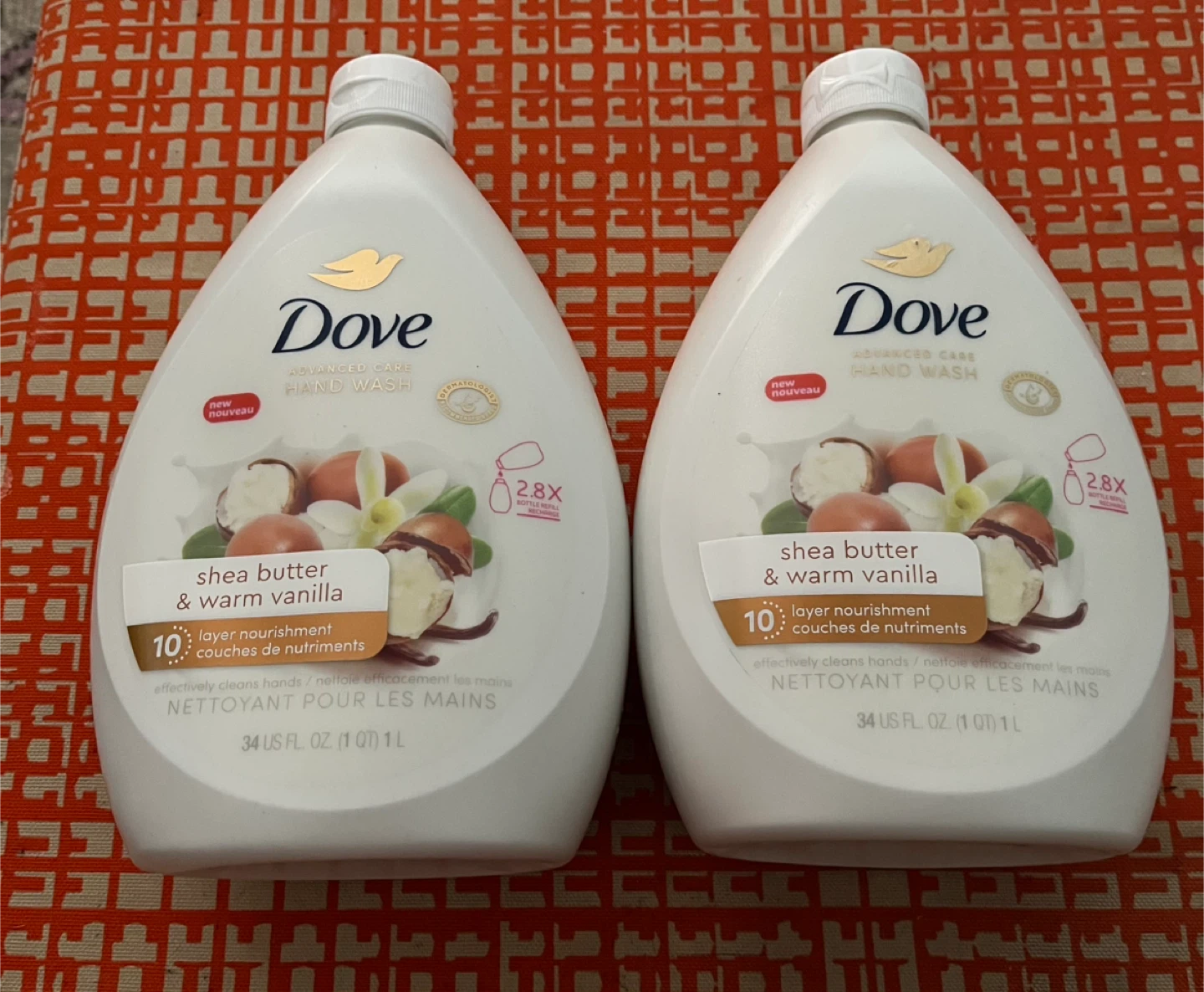 Dove Shea Butter & Vanilla Hand Wash, 1L