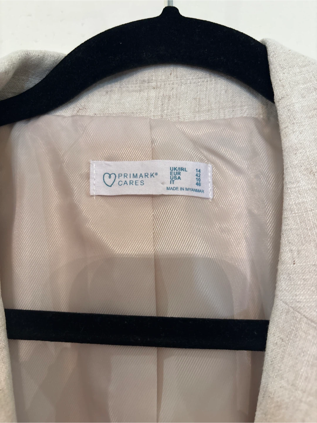 Primark linen 3 piece suit - Size 10 - photo 2