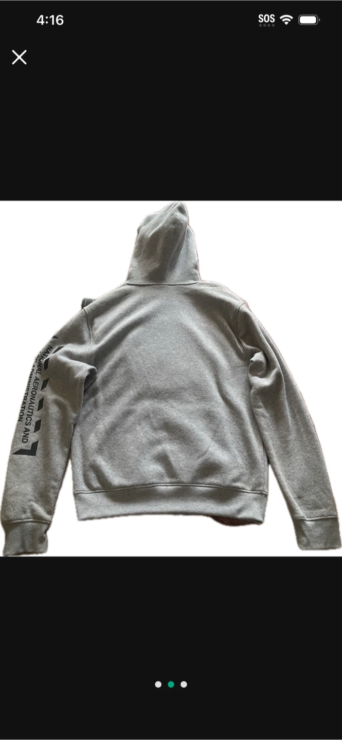 NASA Gray Hoodie - photo 2