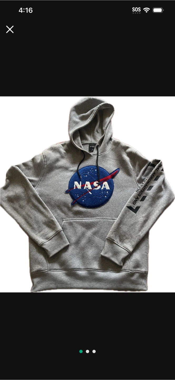 NASA Gray Hoodie