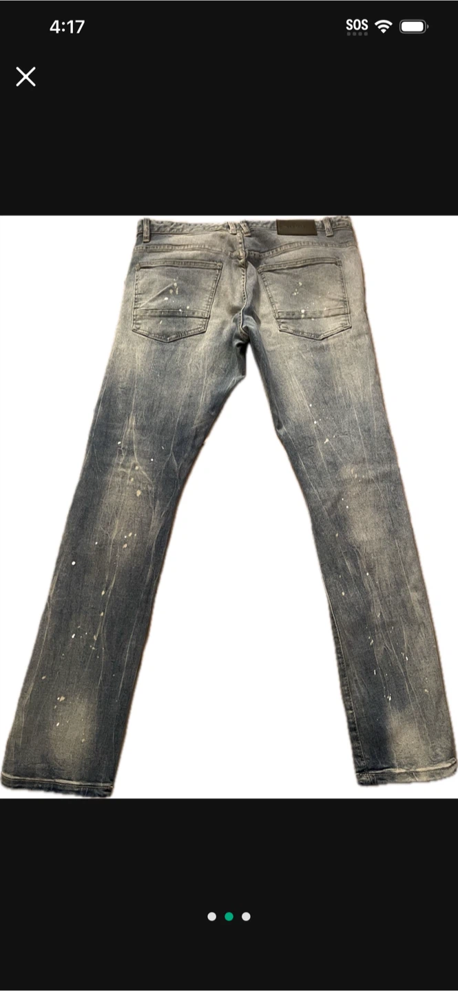 Distressed Denim Jeans - photo 2