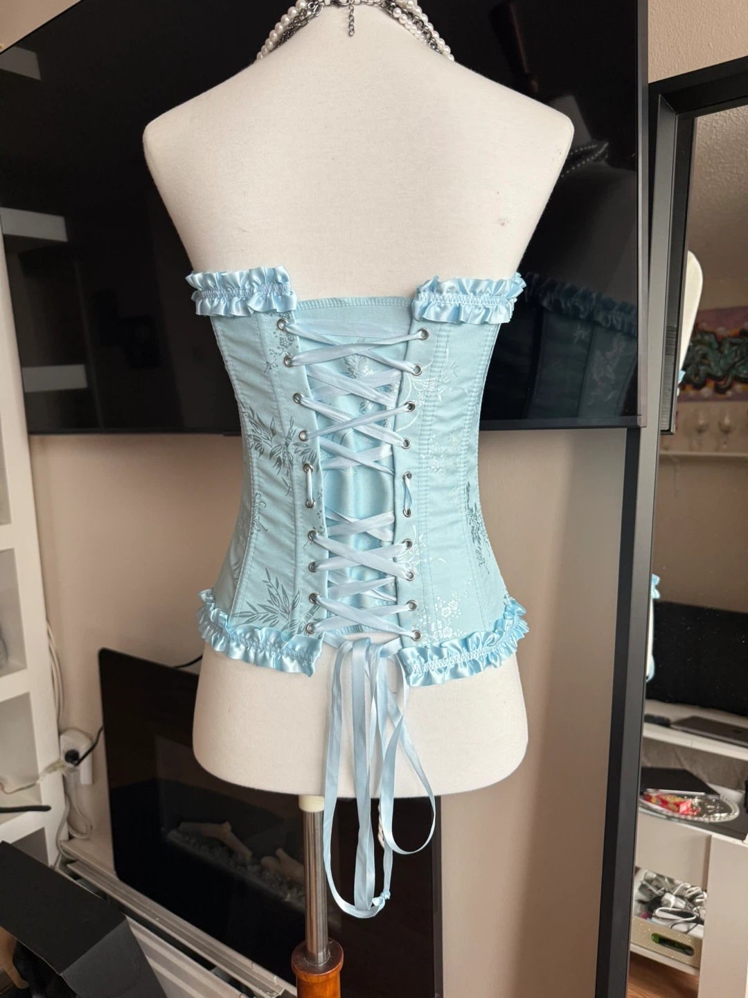 Light Blue Corset Top - photo 3