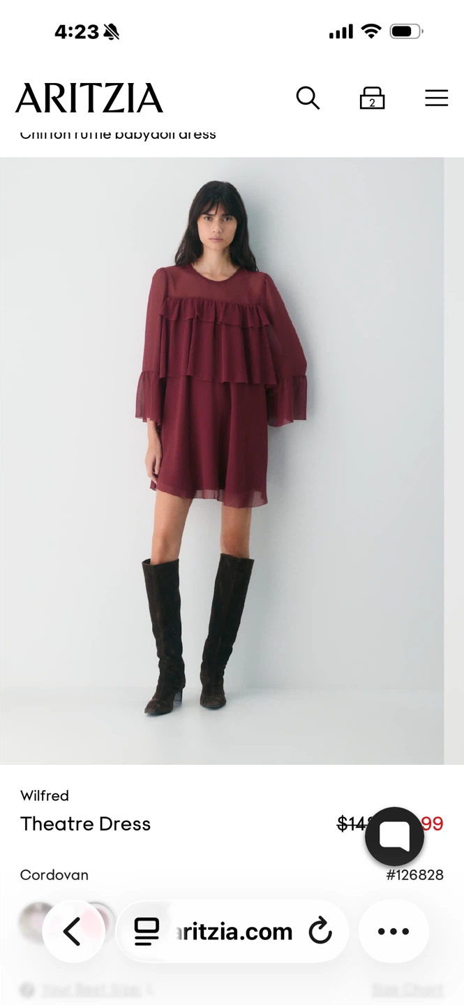 Aritzia Wilfred Theatre Dress Size M - photo 2