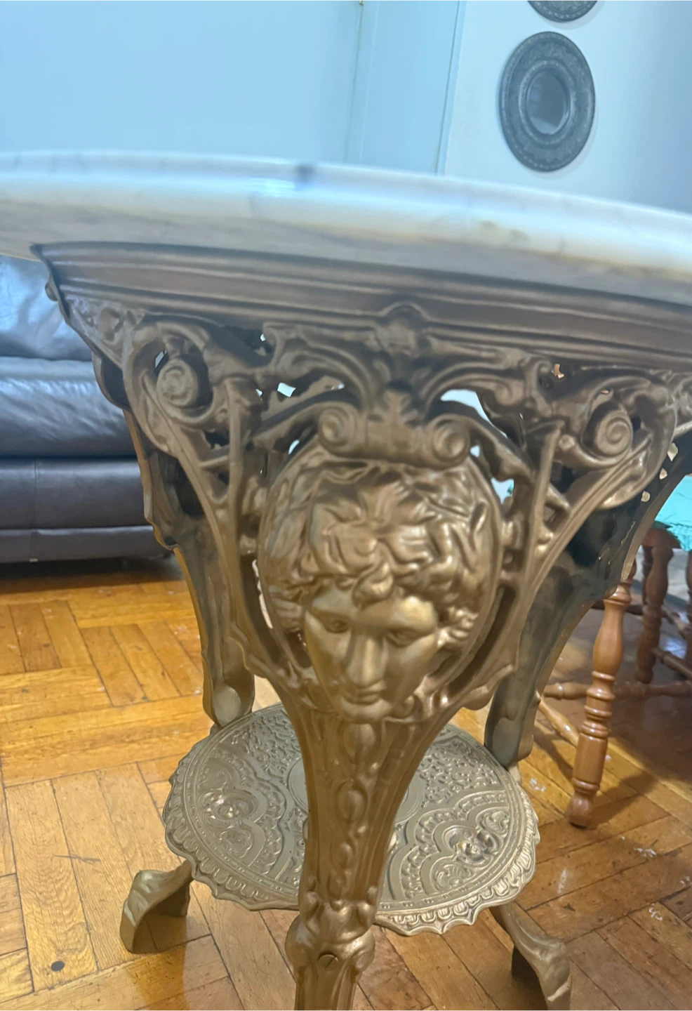 Vintage Marble Top Antique Table - photo 3