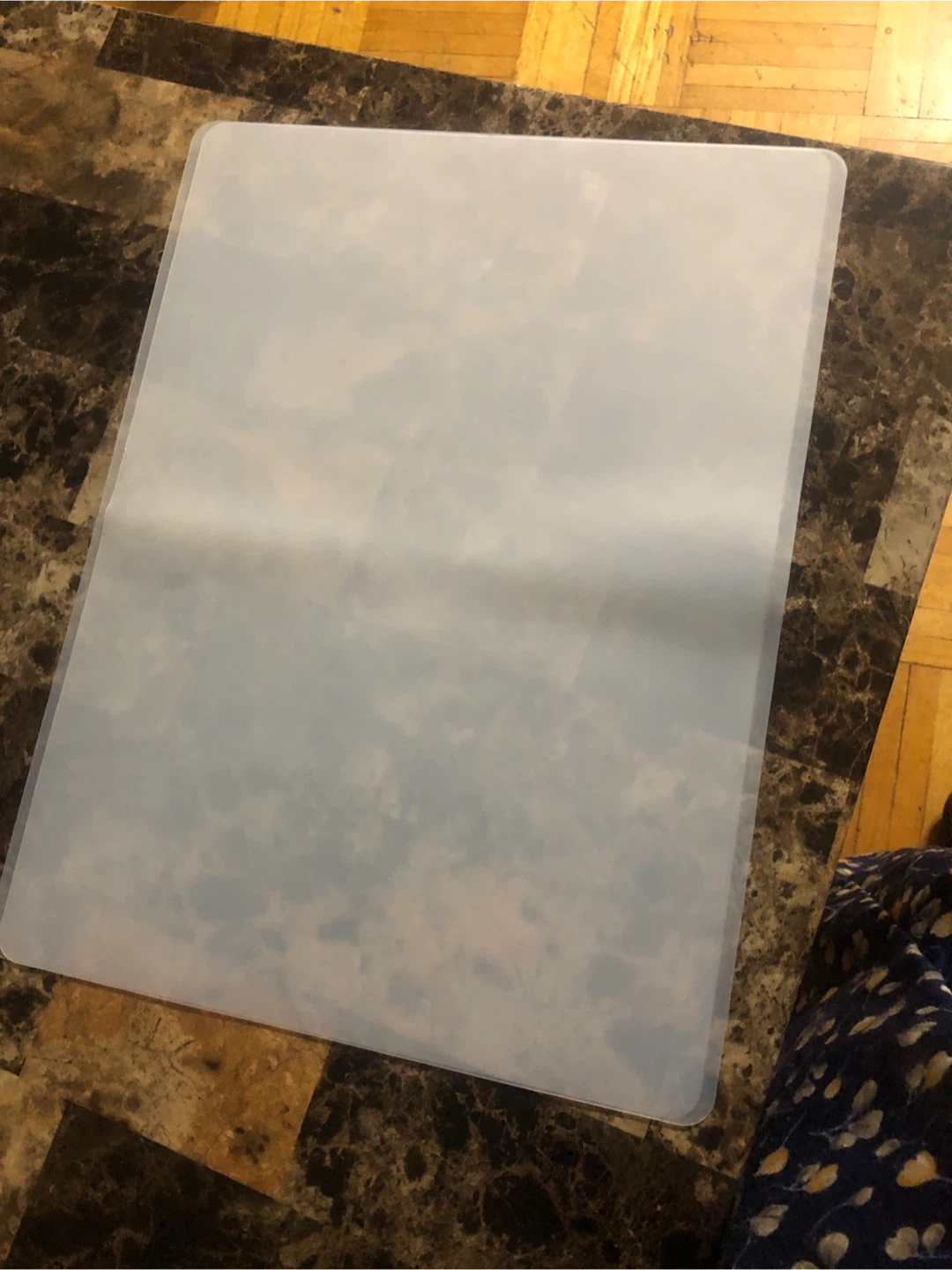 2 pcs -Silicone white  Mats for Crafts-9x12