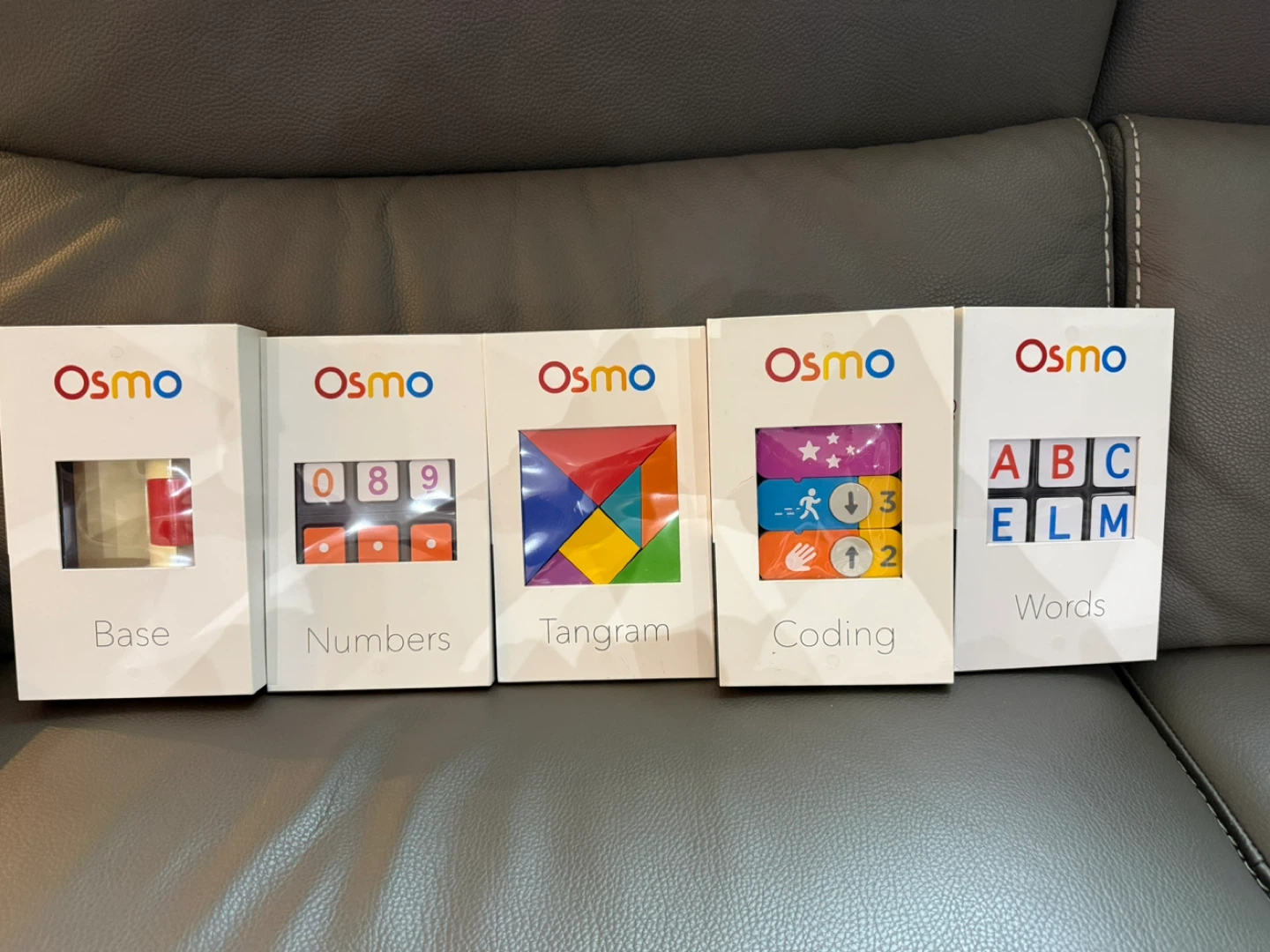 Osmo Learning Games Set - Base, Words, Coding, Tangram, Numbers