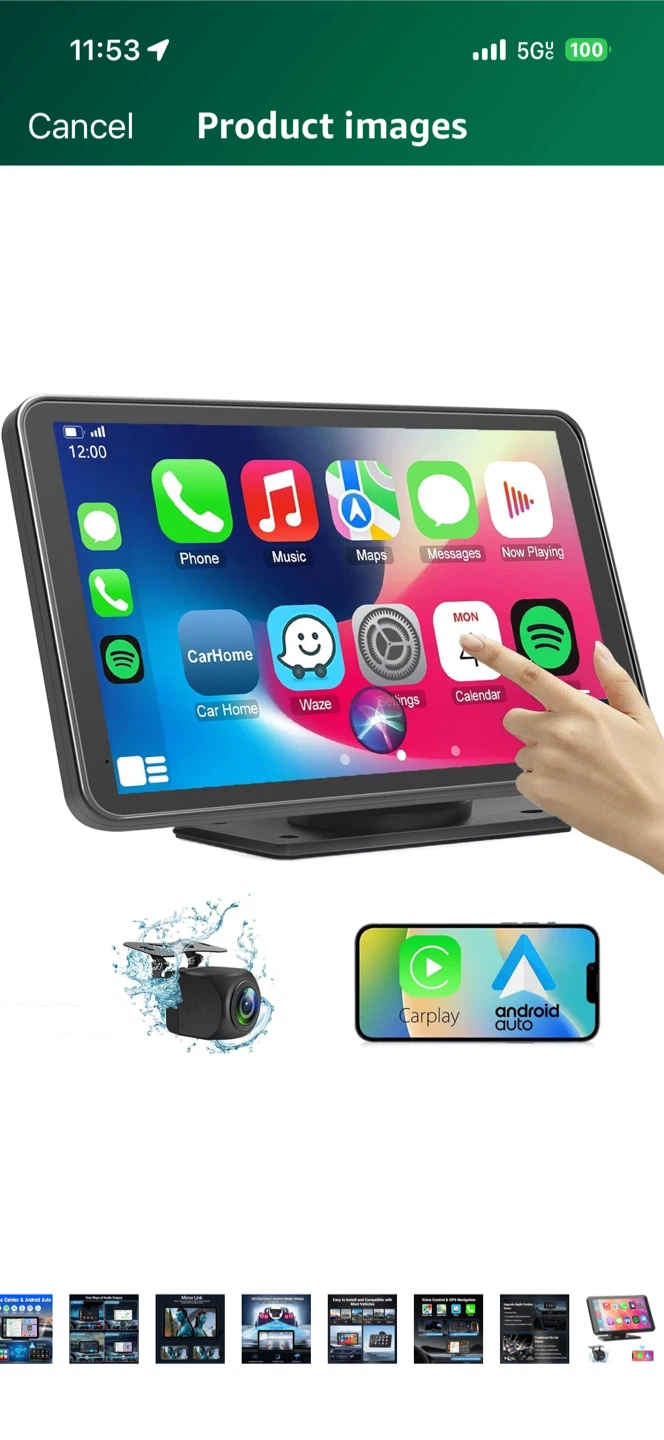 Car Stereo Wireless CarPlay & Android Auto