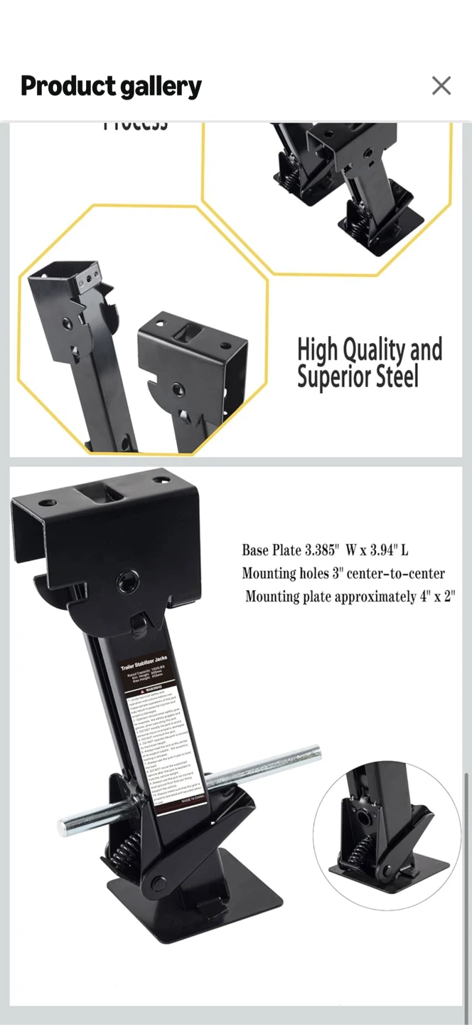 Trailer Stabilizer Jacks - High Quality Steel - photo 4
