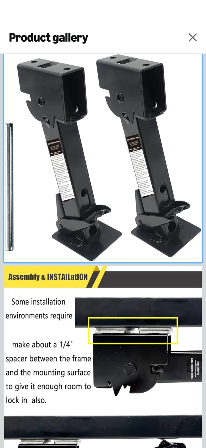 Trailer Stabilizer Jacks - High Quality Steel
