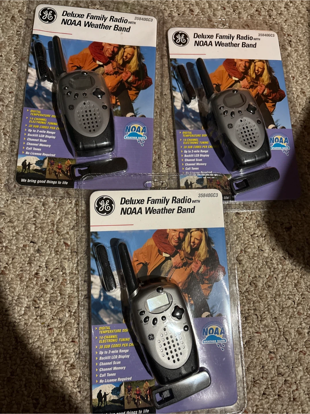 New GE Deluxe Family Radio NOAA Weather Band