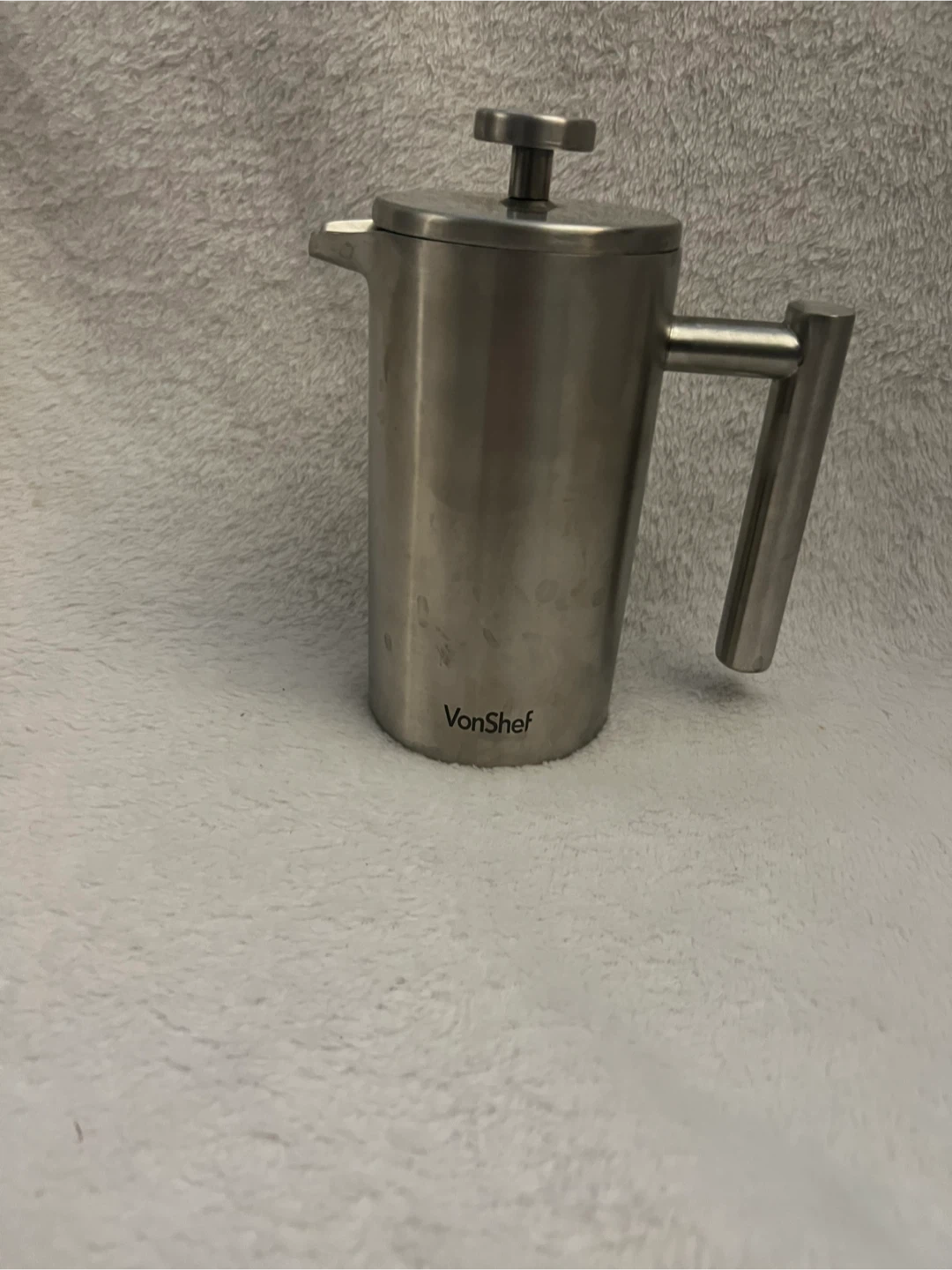 VonShef Stainless Steel French Press