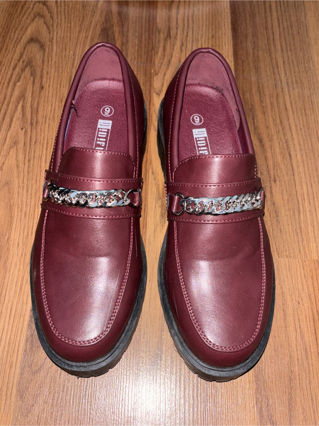 Burgendy loafers - photo 2