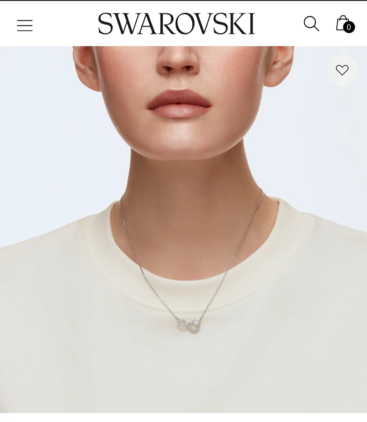 Swarovski Hyperbola Infinity Necklace Still in Box - photo 5