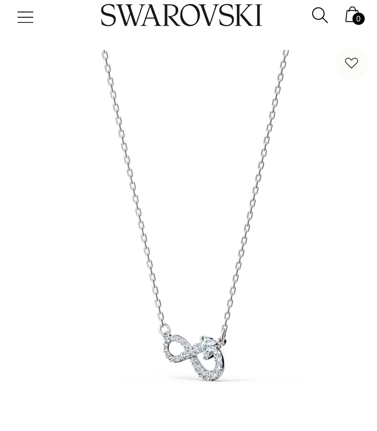 Swarovski Hyperbola Infinity Necklace Still in Box - photo 2