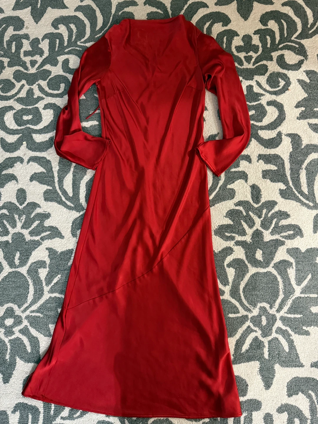 Red Long Sleeve Dress H&M