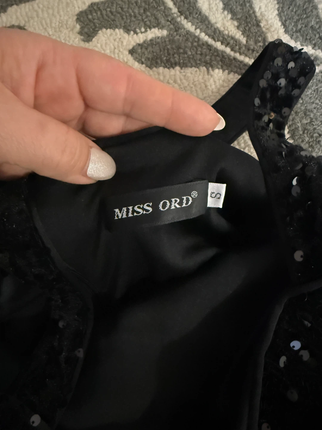 Miss Ord Black Sequin Dress - Size S - photo 3