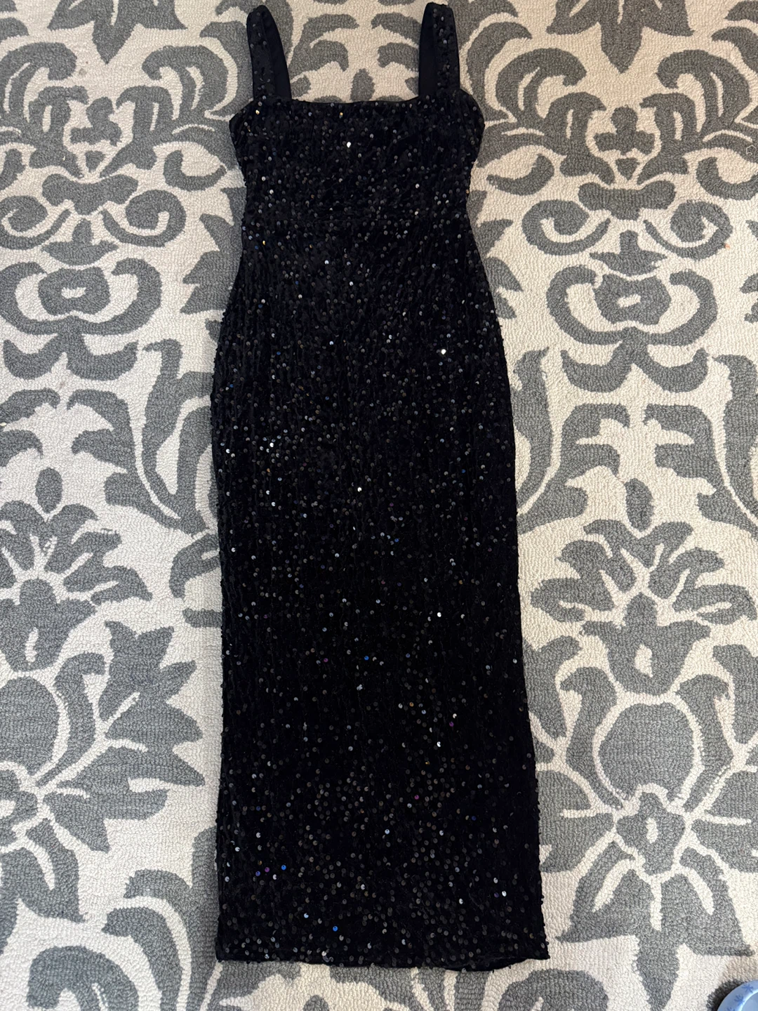 Miss Ord Black Sequin Dress - Size S