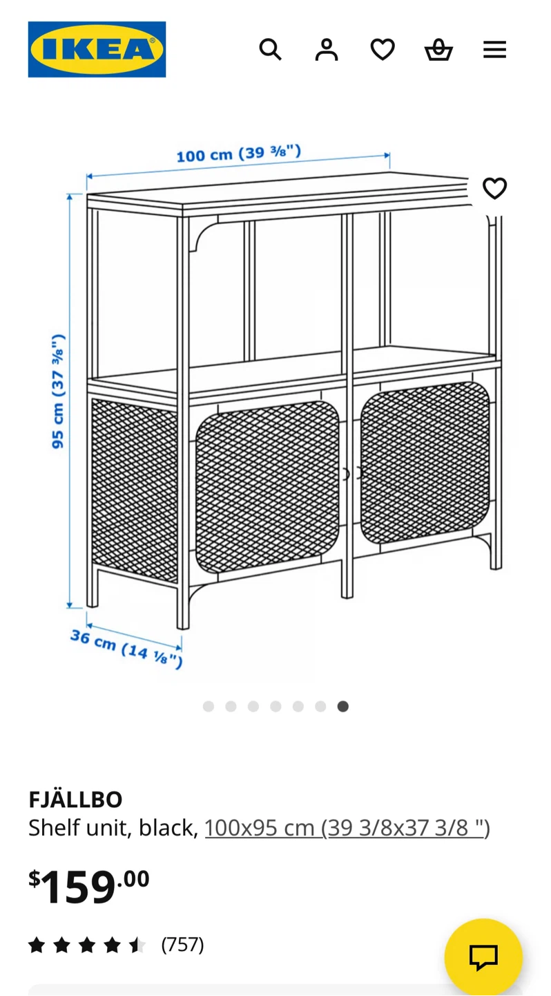 Ikea FJÄLLBO Shelf Unit - photo 3