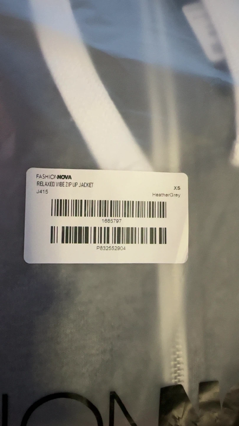 Fashion Nova Relaxed Vibe Zip Jacket - XS - photo 2