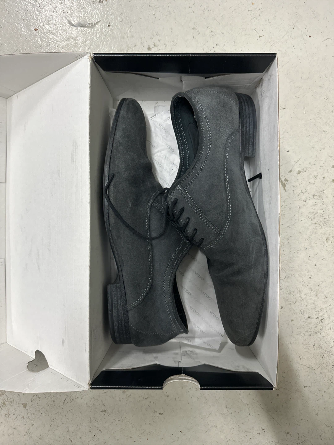 ALDO Suede Leather Dress Shoes, Size 10.5