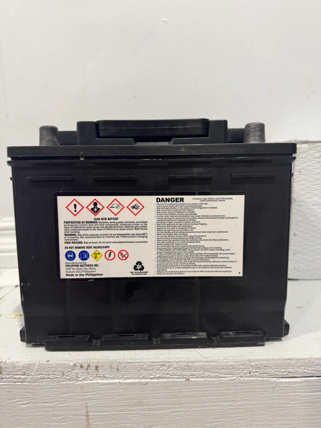 Battery Warehouse 12V 550 CCA Car Battery - Part No. 47-6 - photo 3