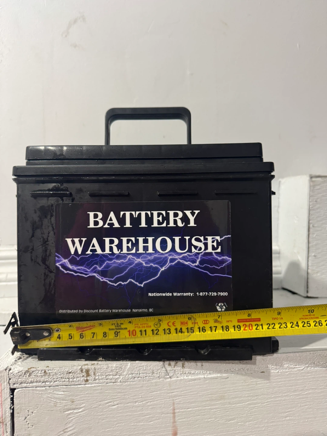Battery Warehouse 12V 550 CCA Car Battery - Part No. 47-6 - photo 2