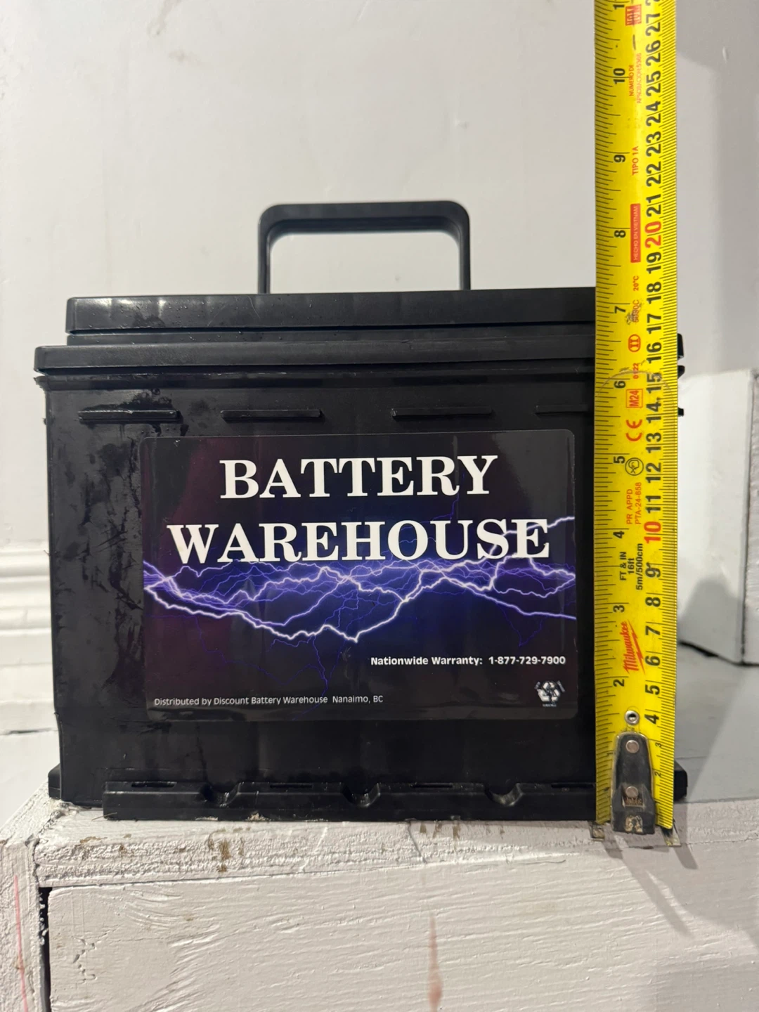 Battery Warehouse 12V 550 CCA Car Battery - Part No. 47-6