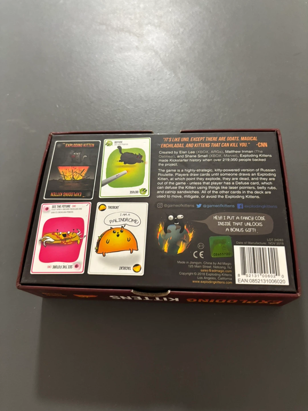 Board game Exploding Kittens Card Game - Original Edition - photo 3