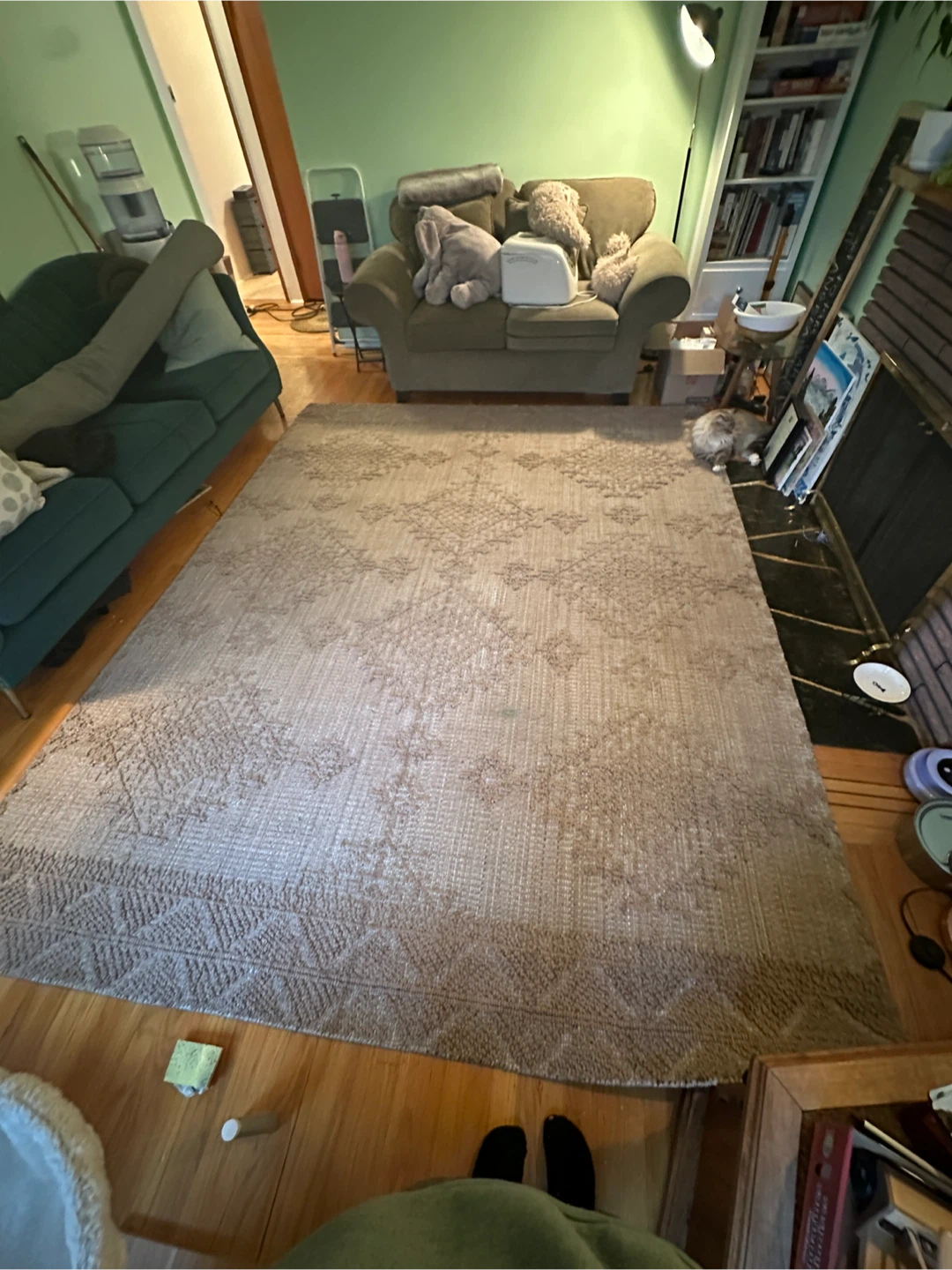 Large Area Rug - Beige Pattern - photo 3