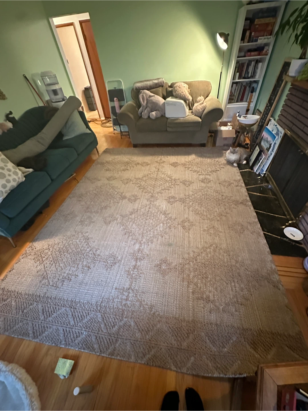 Large Area Rug - Beige Pattern - photo 4