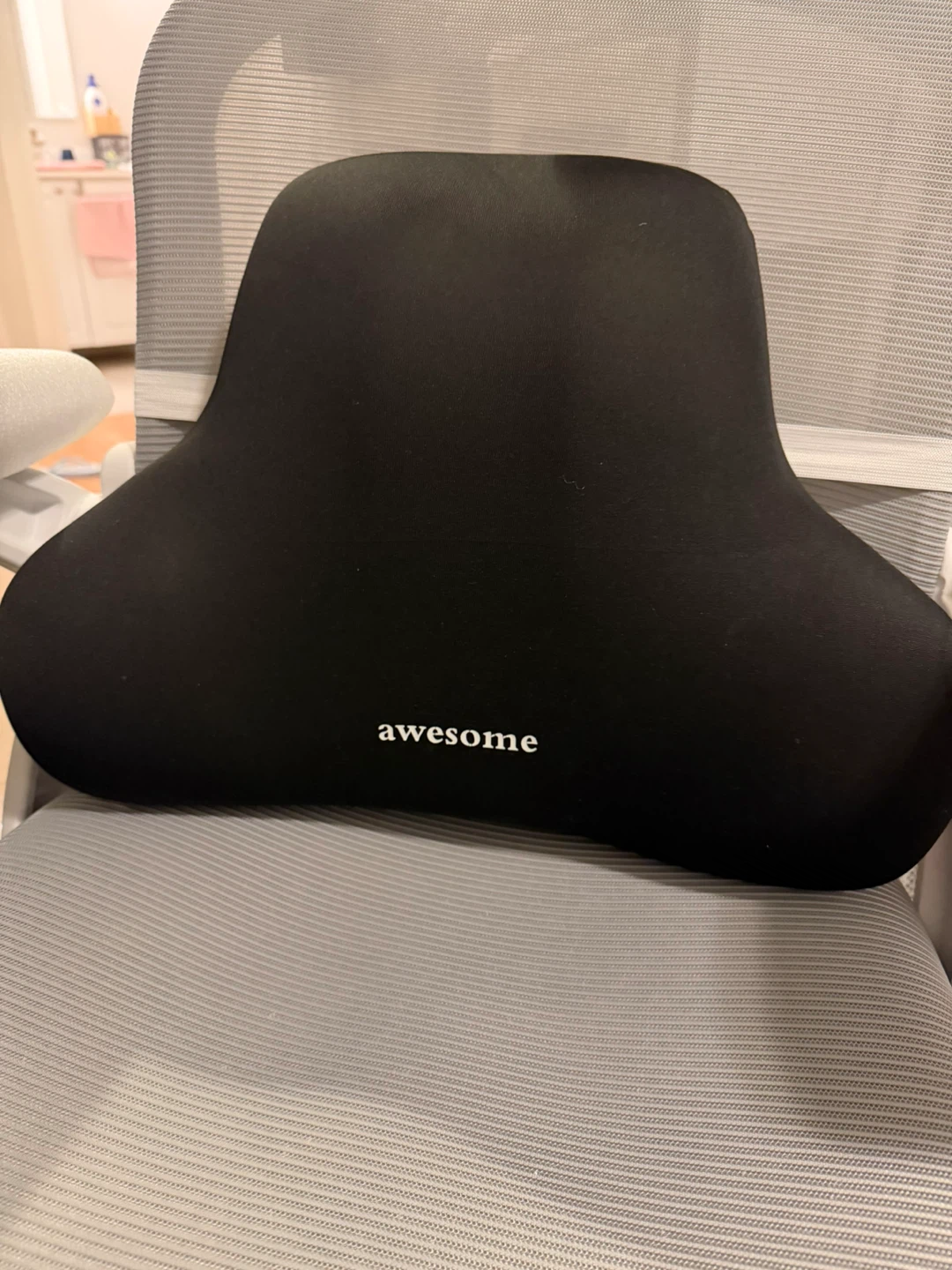 Awesome Black Lumbar Support Pillow