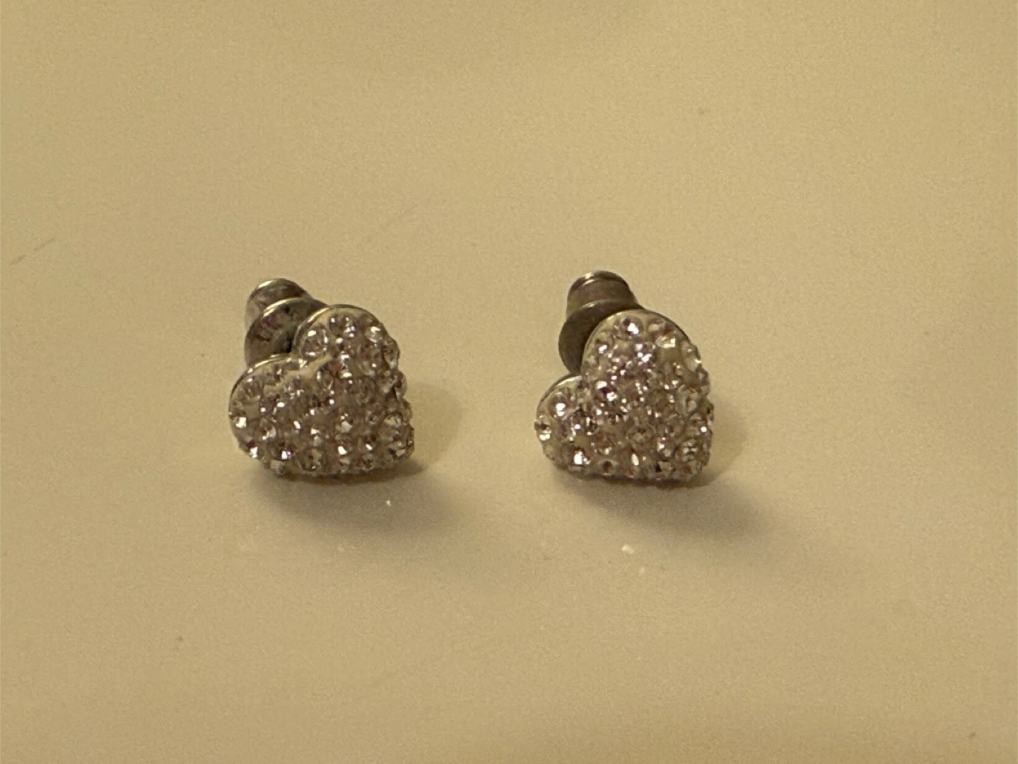 Swarovski Heart  Stud Earrings