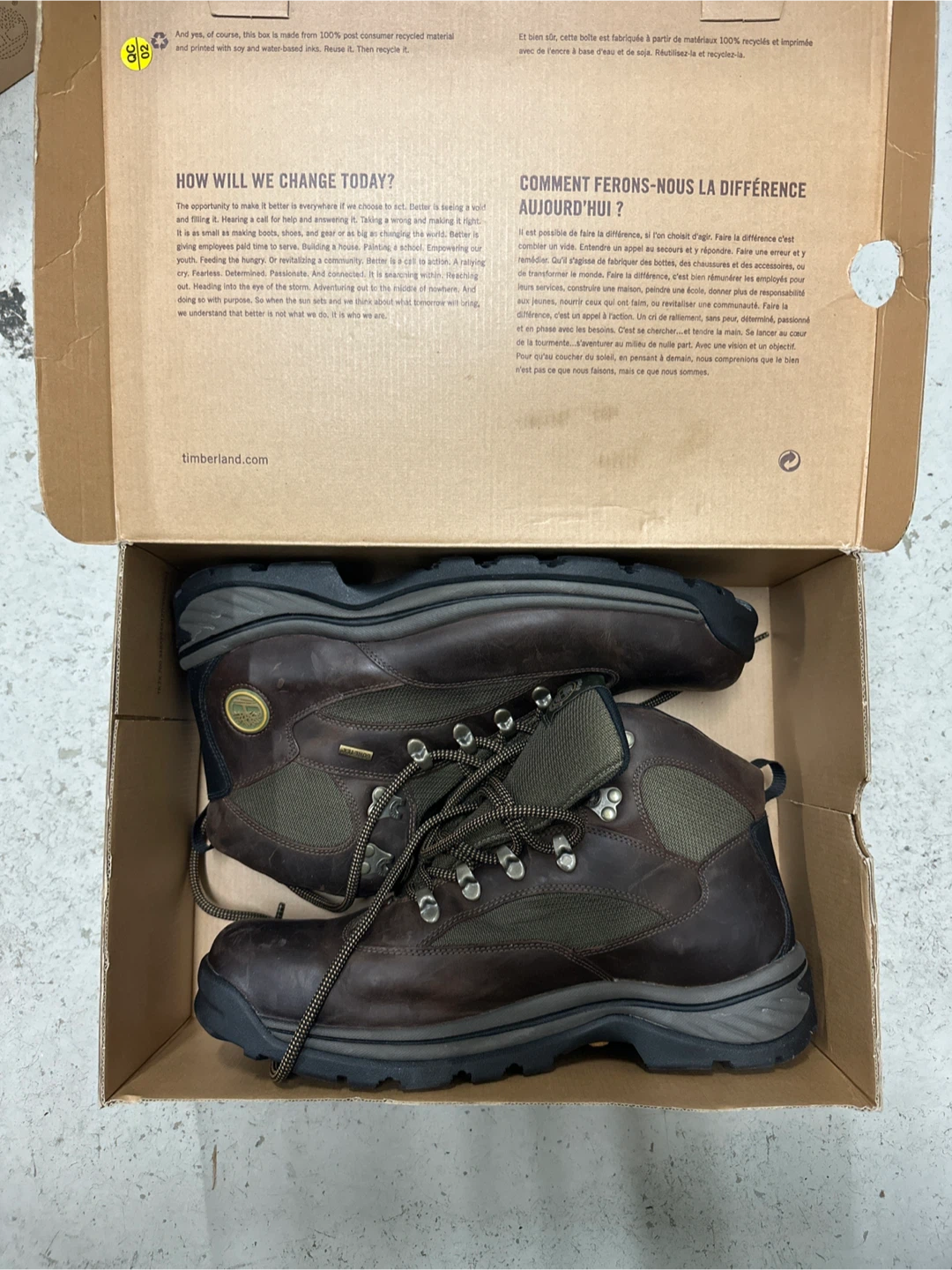 Timberland Men's Hiking Boots Size 11.5