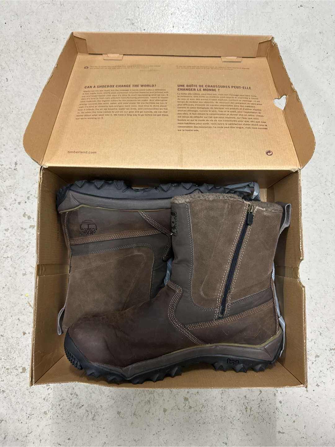 Timberland 15130 Brown Winter Boots - Size 12