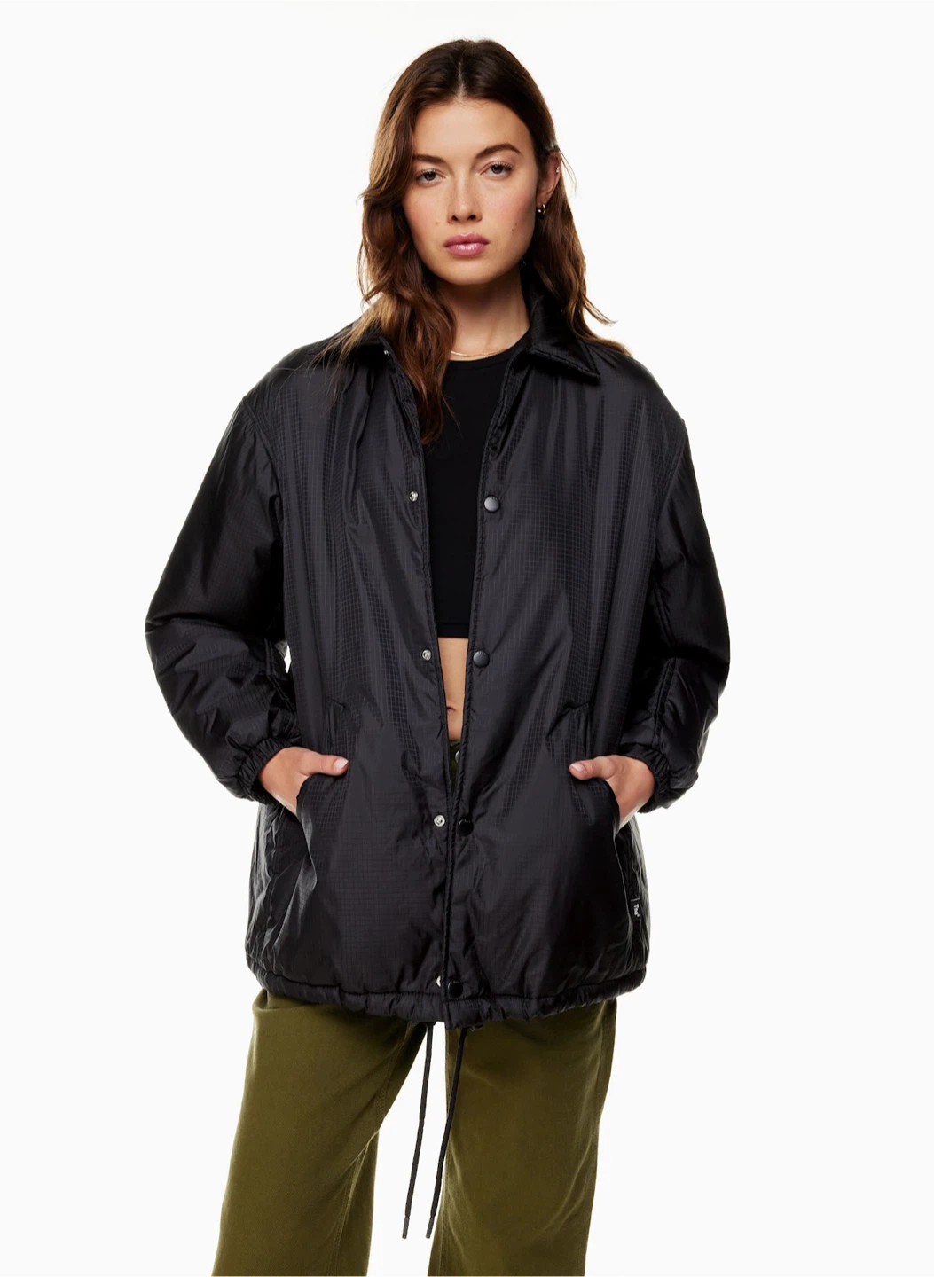 TNA Coaches Jacket - Black - photo 2