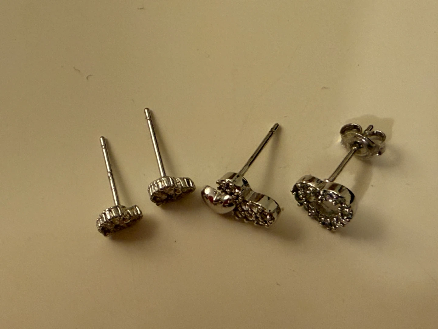 Heart Stud Earrings Set $5 for 2 set