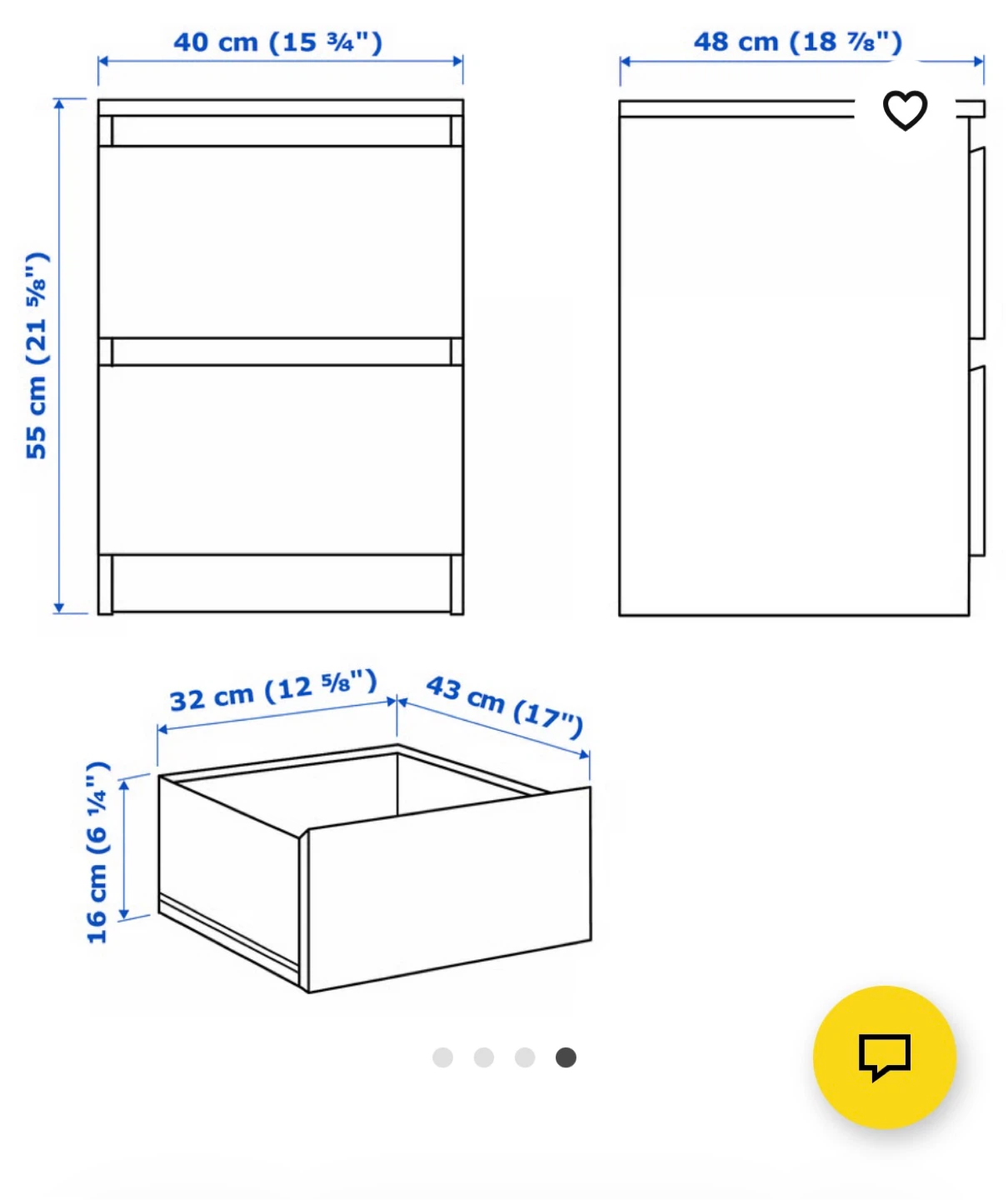 ✨ IKEA MALM Nightstands – Set of 2 (Medium Brown) – $80 ✨ - photo 3