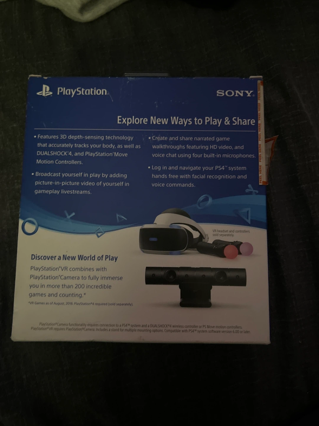 PlayStation Camera for PS4/PSVR - Excellent Condition! - photo 3
