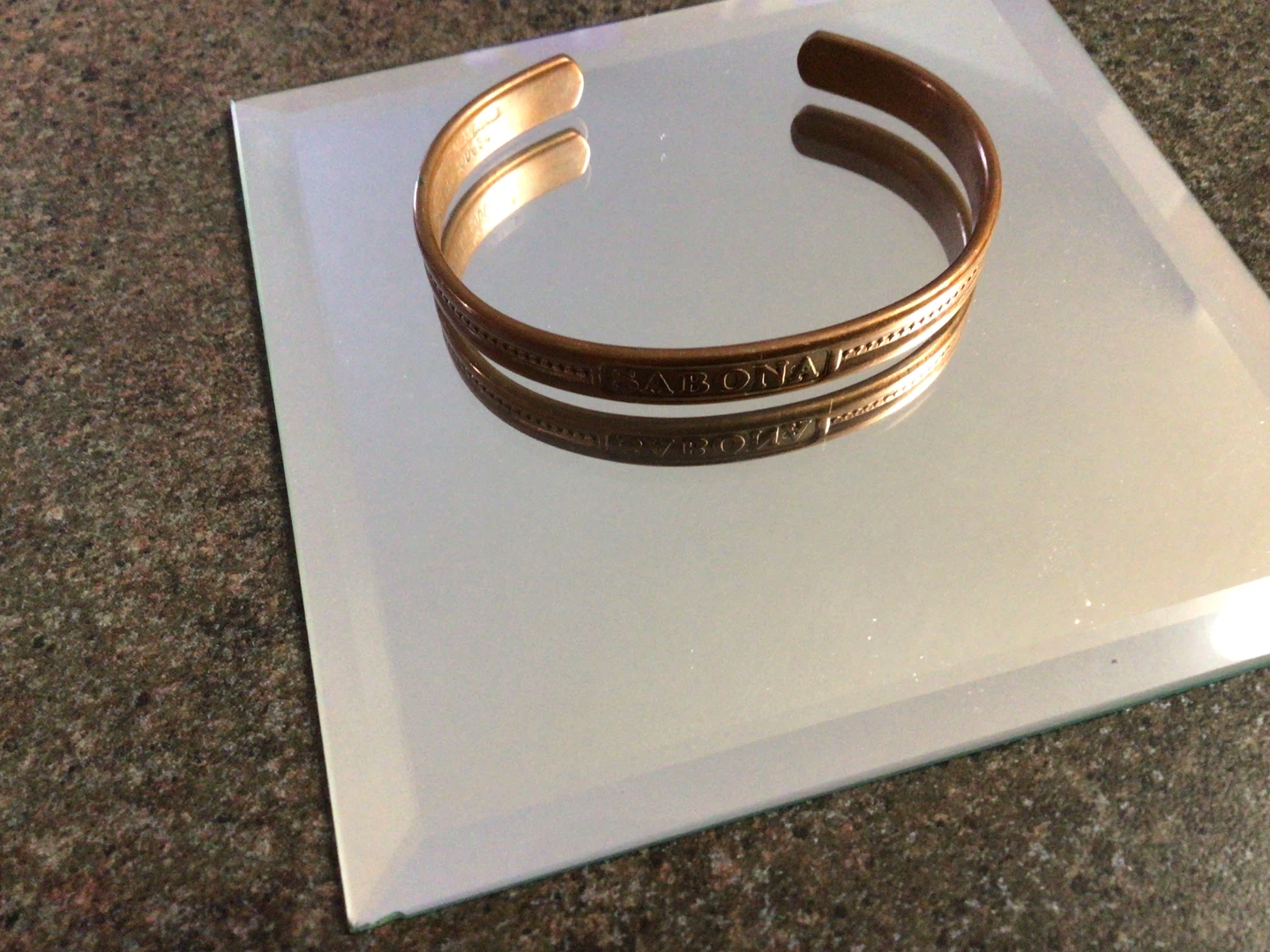 Sabona Copper & Silver Braided Cuff Bracelet - photo 3