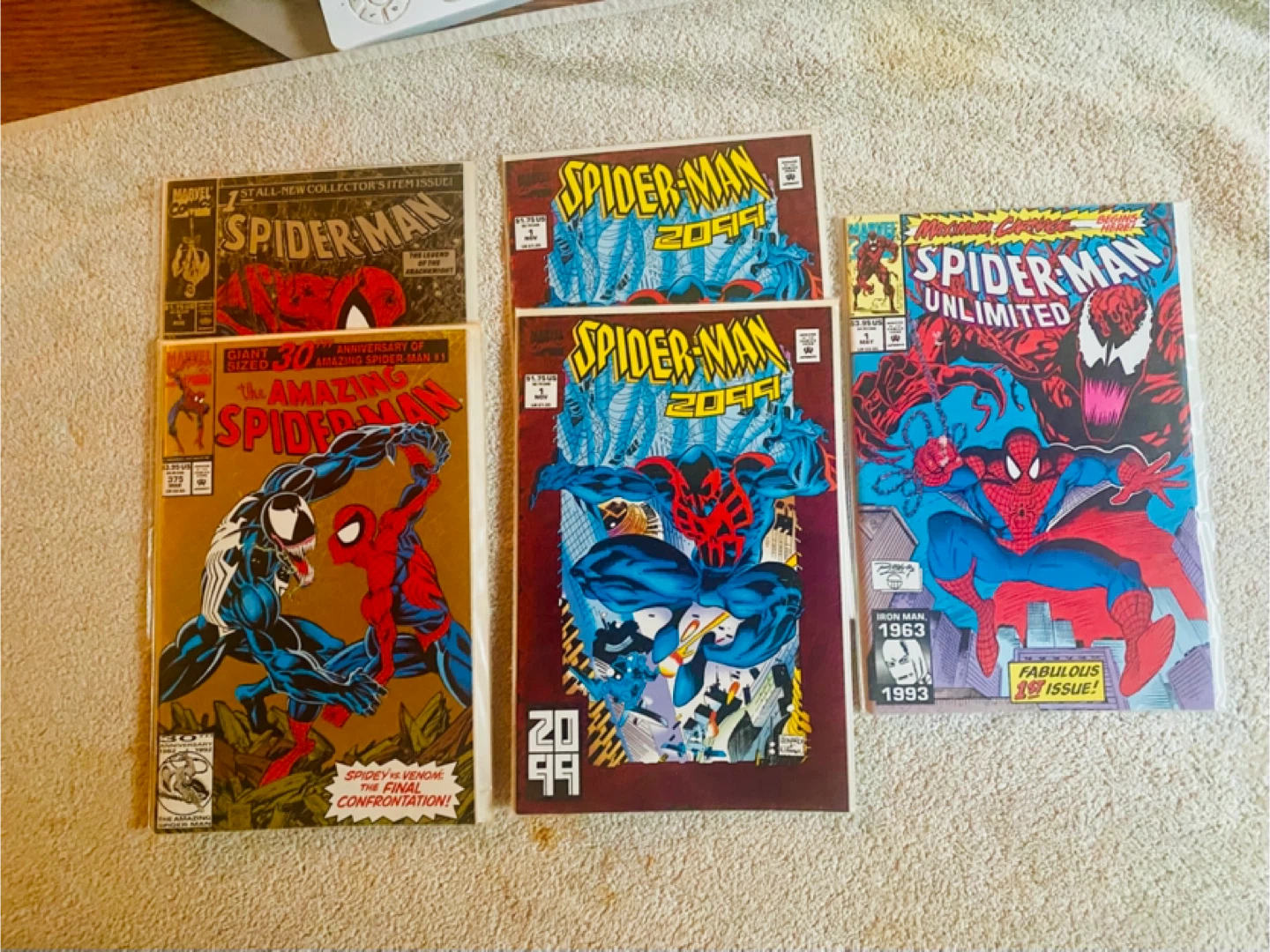 Spider-Man Comic Book collection of 5