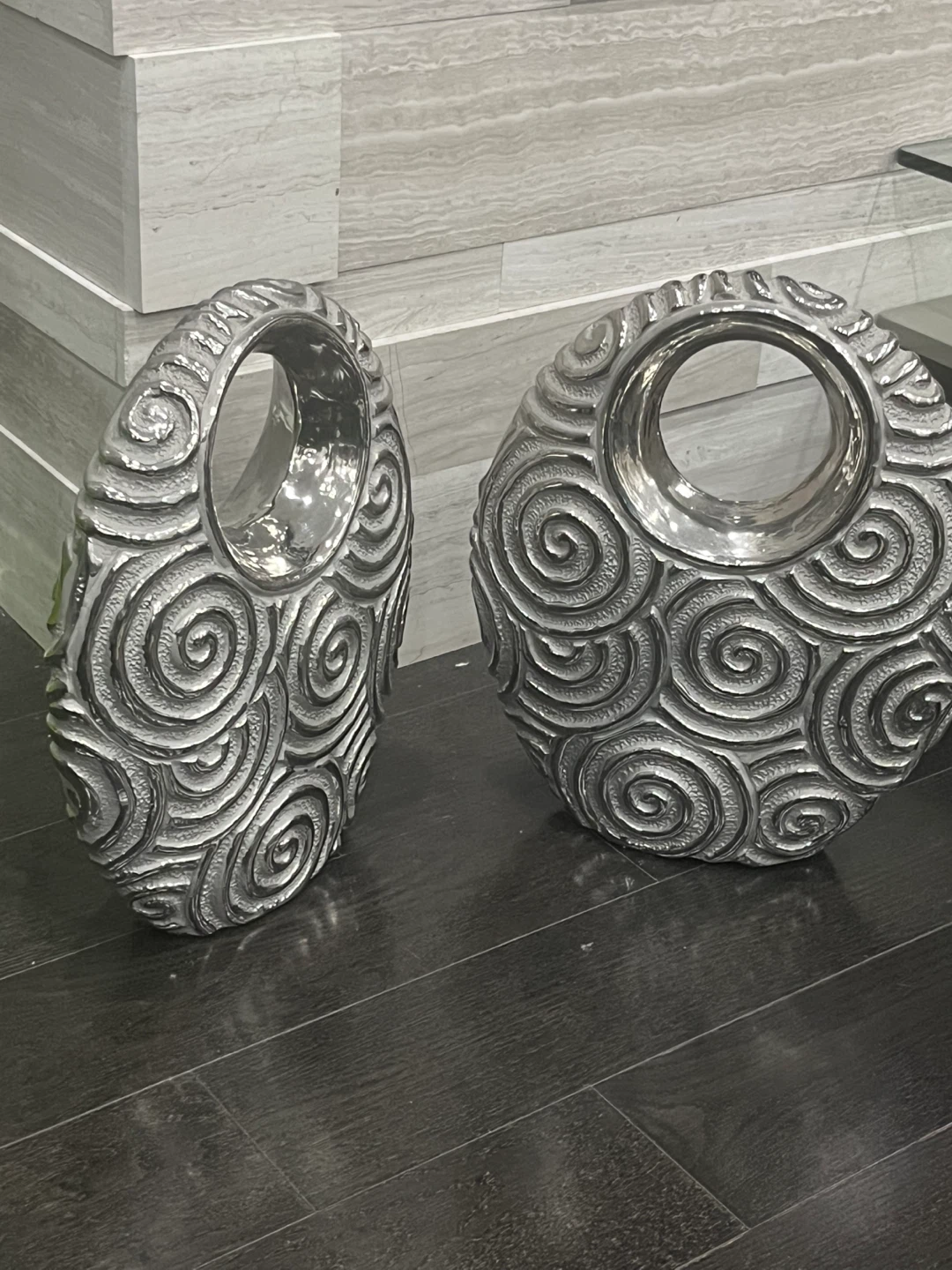 Silver Decorative Vase