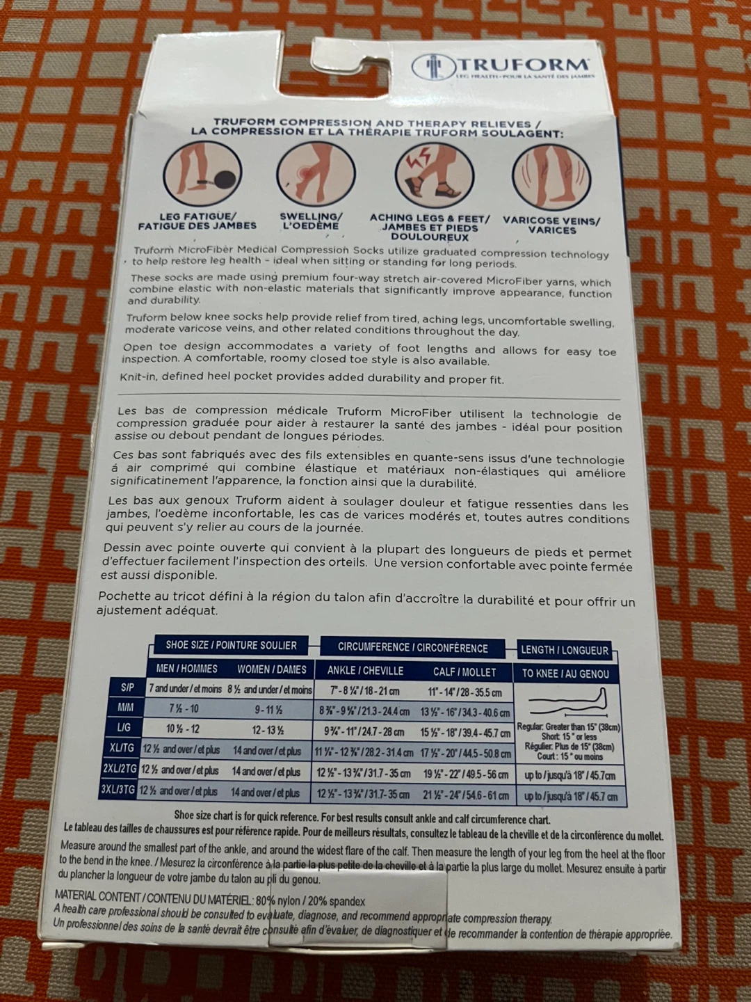 Truform Microfiber Medical Compression Socks XXXL/TTTG - photo 2