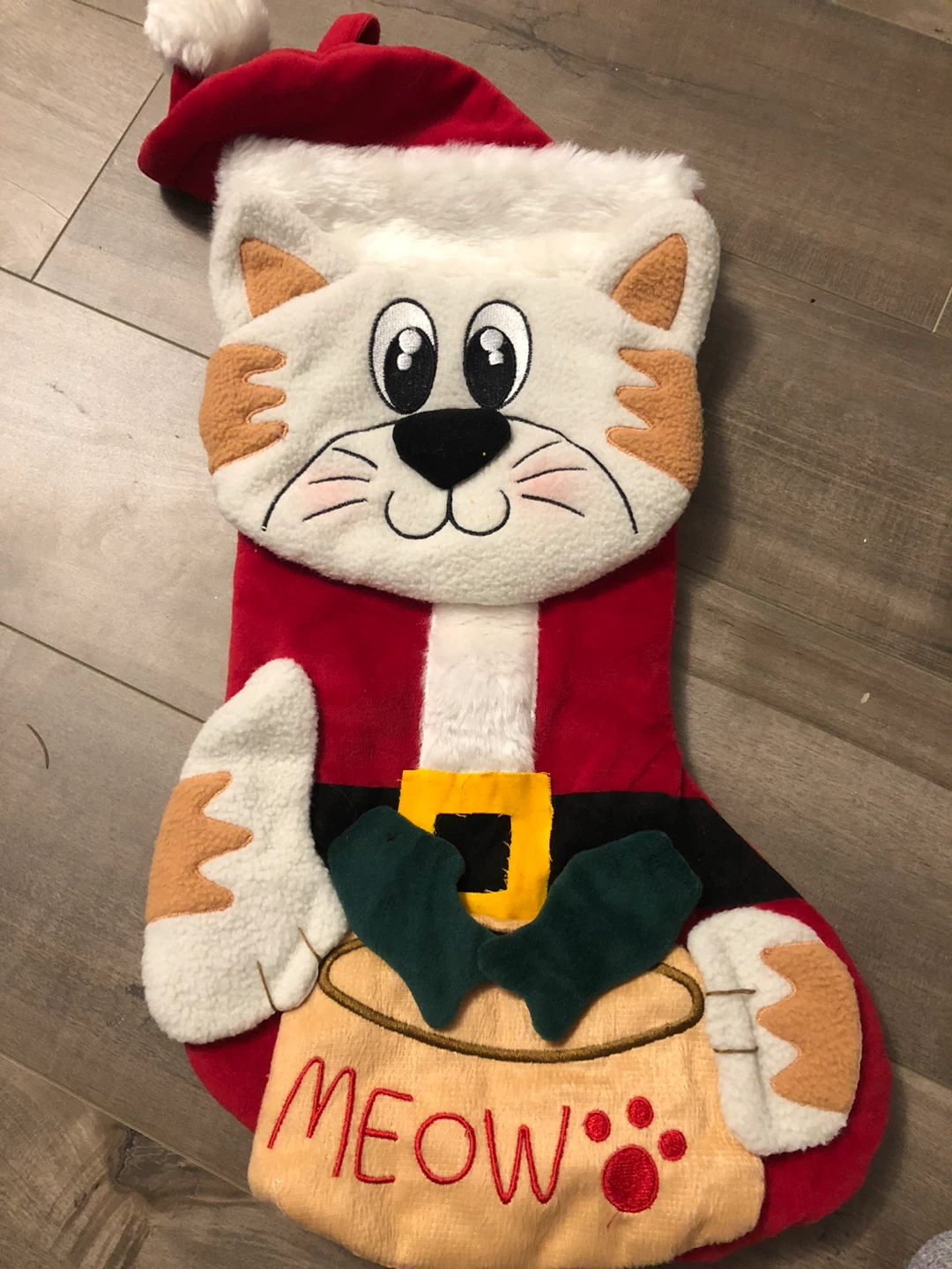 Cat Christmas Stocking